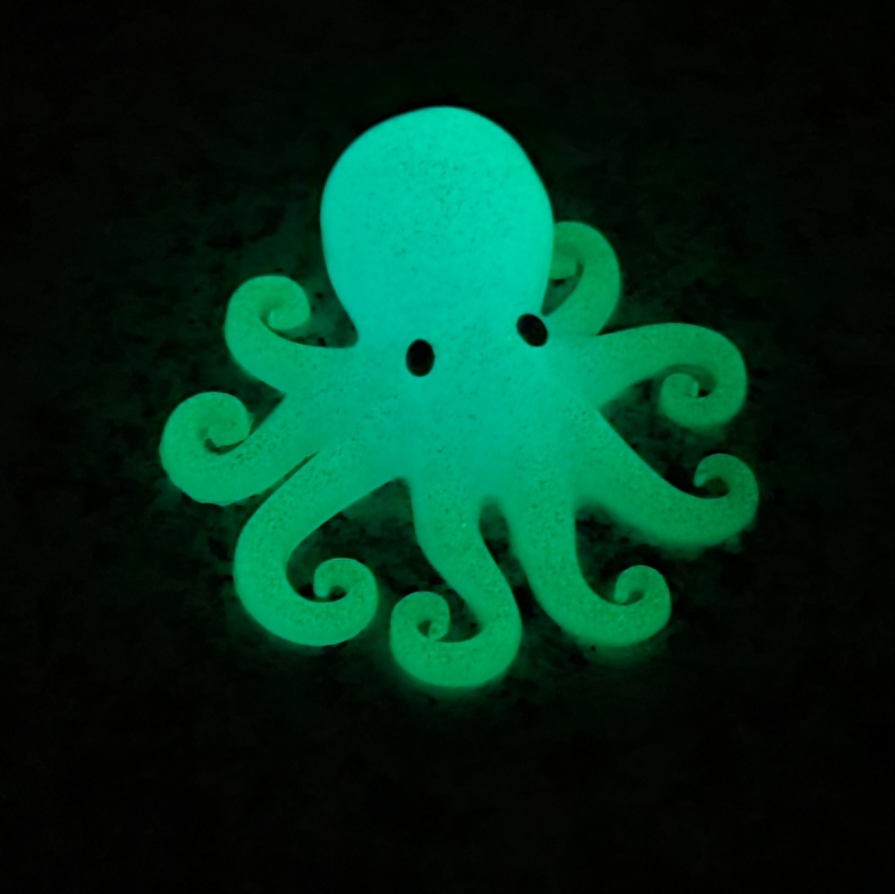 Blue Resin Octopus Figurine - Picture 6 of 7